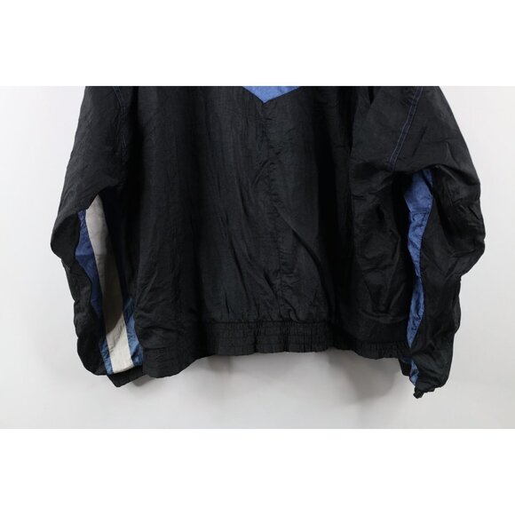 Vtg 90s Pierre Cardin Mens Large Spell Out Color Block Lined Windbreaker Jacket - Picture 13 of 13